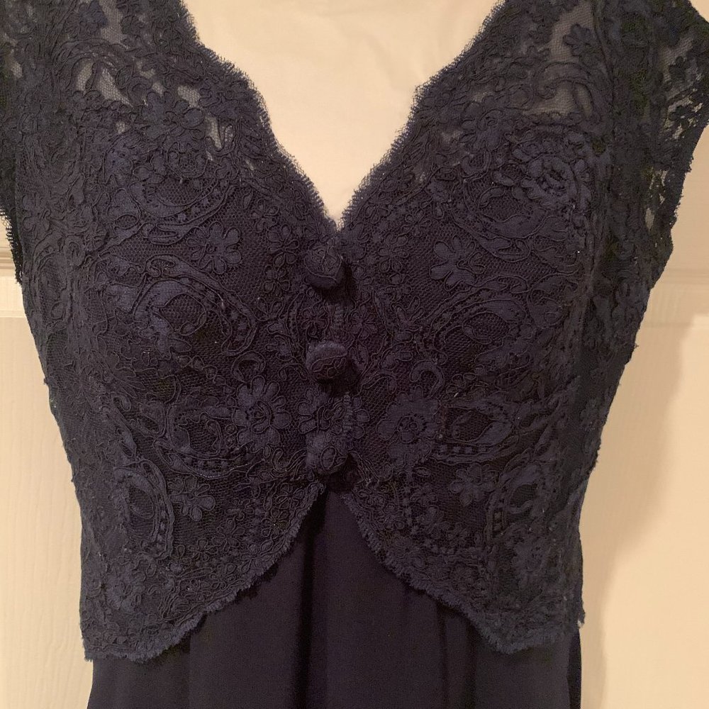 Custom Rose Taft Gown